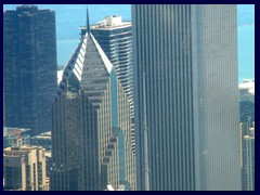 Views from Sears Tower 16 - Two Prudential Plaza and Aon Center